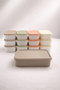 Hermia Juego de cajas de almacenamiento BU0071, 13 piezas, Gris